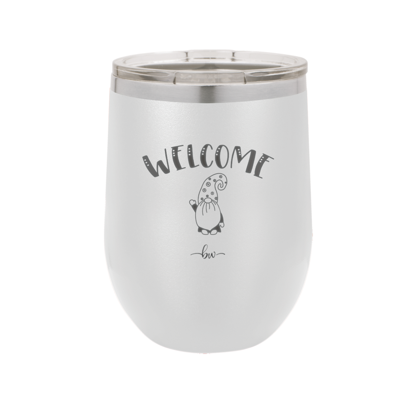 Welcome Gnome 2 - Laser Engraved Stainless Steel Drinkware - 2558 -