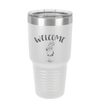 Welcome Gnome 2 - Laser Engraved Stainless Steel Drinkware - 2558 -