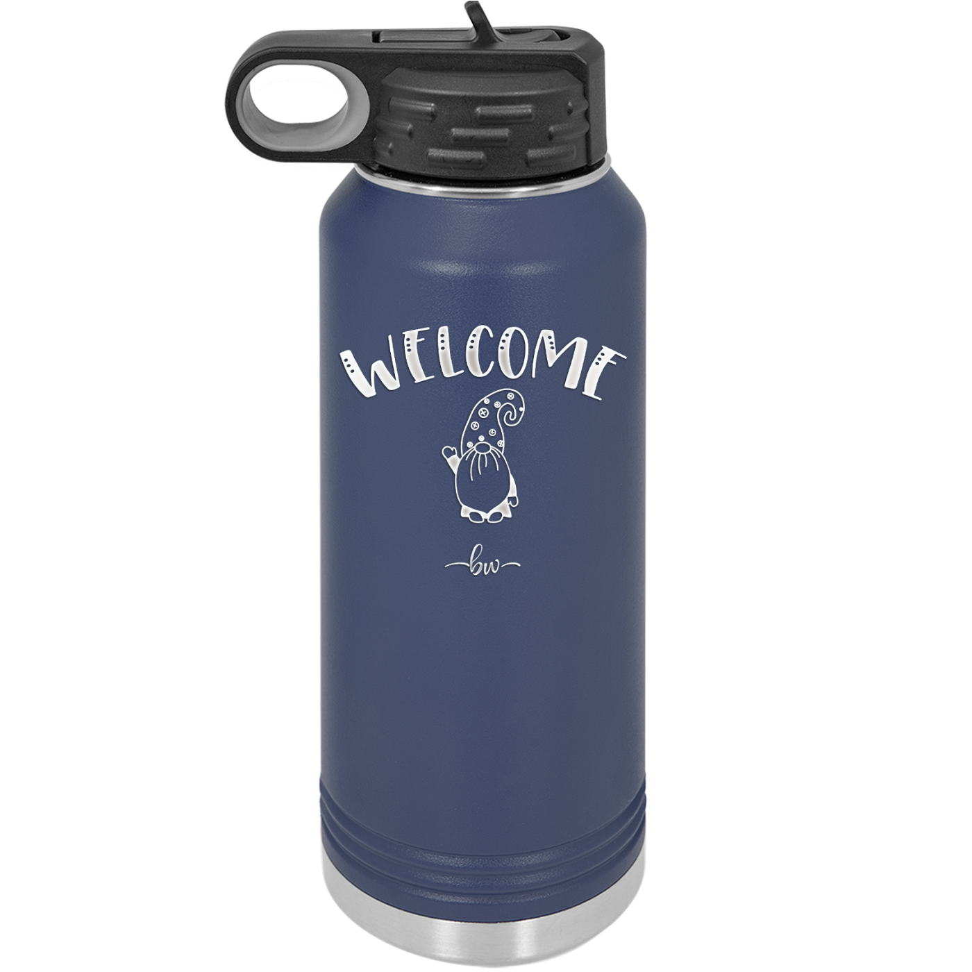 Welcome Gnome 2 - Laser Engraved Stainless Steel Drinkware - 2558 -